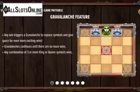 Gravalanche feature screen