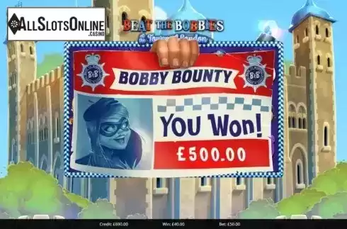 Win Screen 2. Beat The Bobbies at the Tower of London from Eyecon