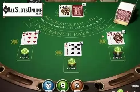 Game Screen. Blackjack Professional Series High Limit from NetEnt