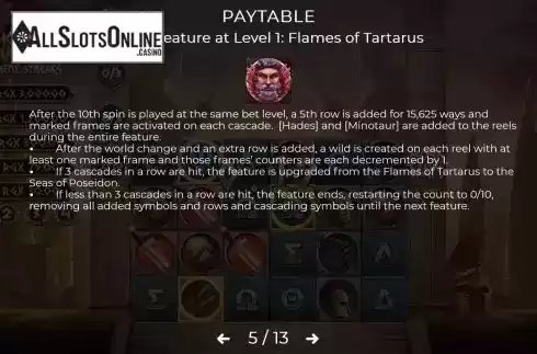 Flames of Tartarus screen
