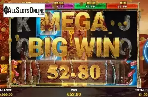 Mega Big Win Screen