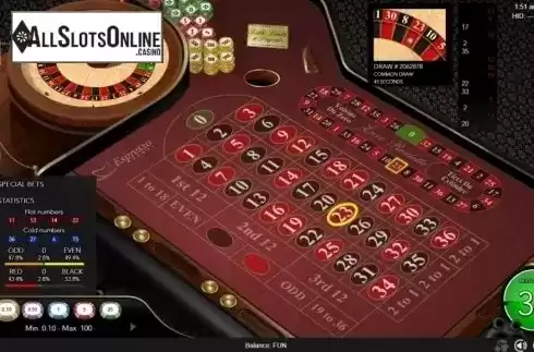 Game Screen 2. Global Euro Roulette (Espresso Games) from Espresso Games