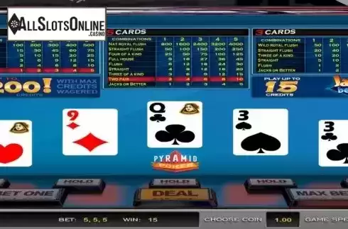 Win Screen. Pyramid Poker Jacks or Better (Nucleus Gaming) from Nucleus Gaming