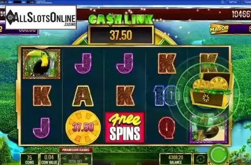 Cash Link Feature Screen