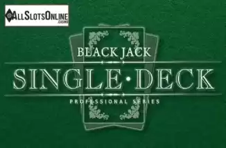 Single Deck Blackjack Professional Series Low Limit. Single Deck Blackjack Professional Series Low Limit from NetEnt