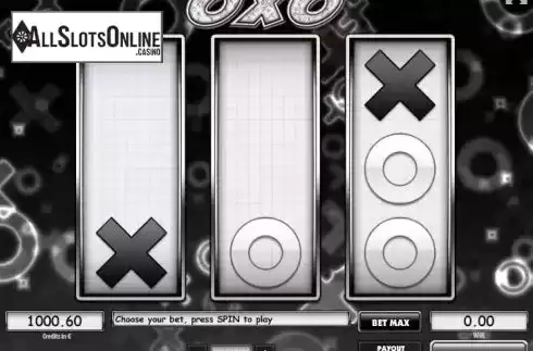 Reel screen. Oxo from Tom Horn Gaming