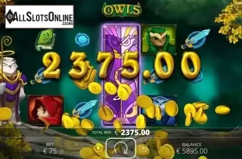 Mega win screen. Owls from Nolimit City