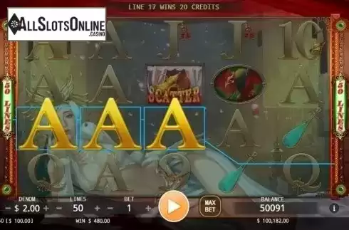 Win screen. Daji from KA Gaming