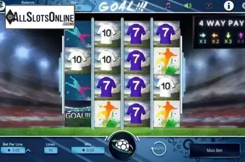 Reels screen. Goal!!! (Booming Games) from Booming Games