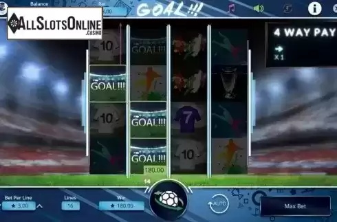 Win screen. Goal!!! (Booming Games) from Booming Games
