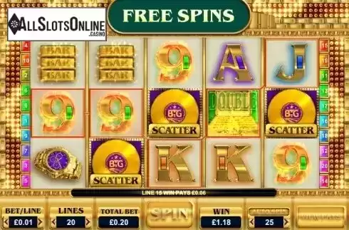 Free spins Scatter. Gold from Big Time Gaming