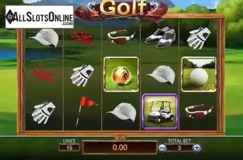 Start screen 2. Golf from Dragoon Soft