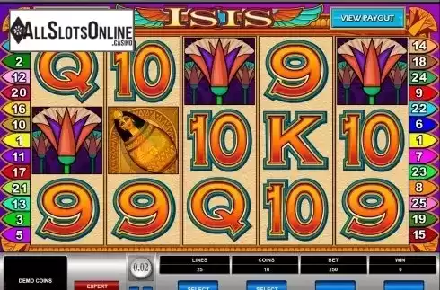 Screen4. Isis from Microgaming