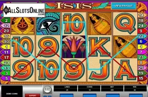 Screen5. Isis from Microgaming