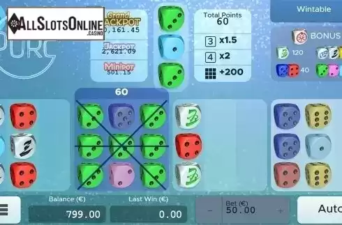Win screen. Pure from Air Dice
