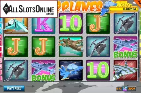 Screen7. Airplanes from Portomaso Gaming