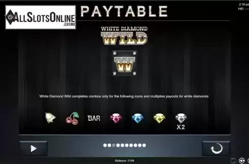 Paytable 3. 7 & Co from Espresso Games