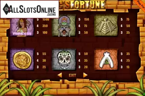 Screen6. Aztec from Portomaso Gaming