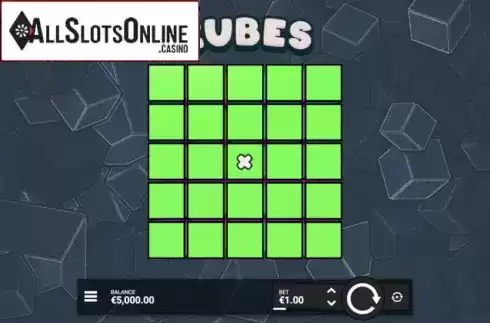 Reel Screen. Cubes from Hacksaw Gaming