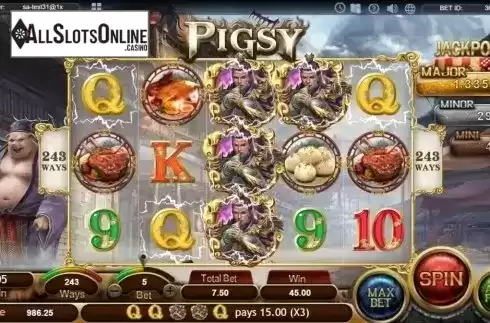 Win Screen. Pigsy from SimplePlay