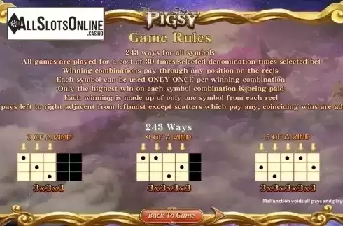 Paylines 1. Pigsy from SimplePlay