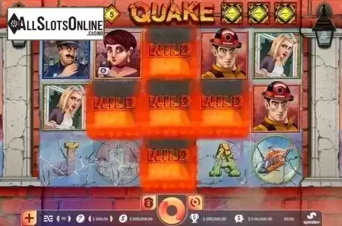 Wild Win screen 1. Quake from Vibra Gaming
