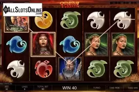 Win Screen . Tribe from Endorphina