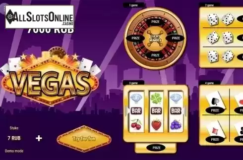 Reels screen. Vegas from SuperlottoTV
