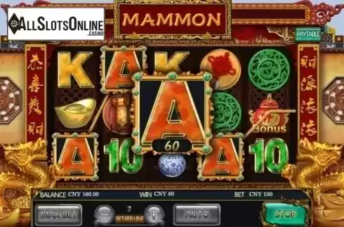 Win Screen. Mammon from Aiwin Games