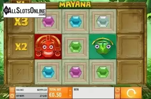 Screen 2. Mayana from Quickspin