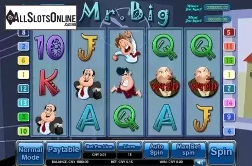Reel Screen. Mr. Big from Aiwin Games