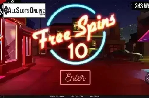 Free spins screen 2. Narcos from NetEnt