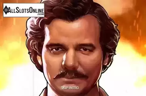 Intro screen. Narcos from NetEnt