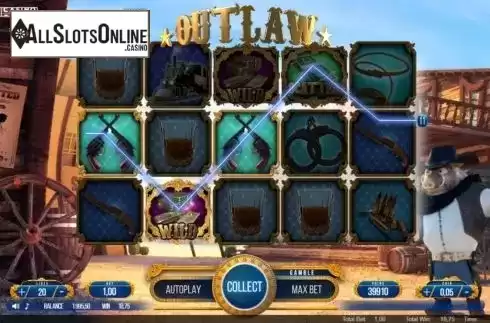 Win screen 2. Outlaw from We Are Casino