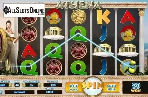 Win Screen . Athena from TOP TREND GAMING