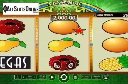 Win Screen. Arcade from Wazdan