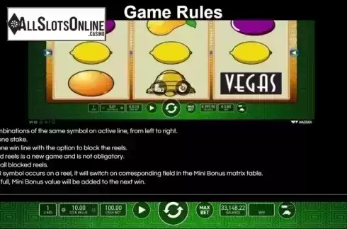Game Rules. Arcade from Wazdan
