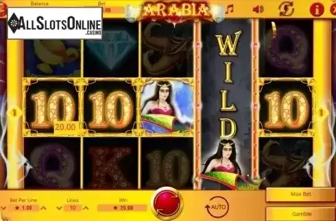 Screen6. Arabia from Booming Games