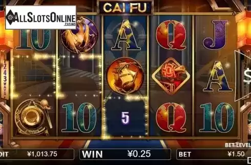 Win screen 3. Cai Fu from Iconic Gaming