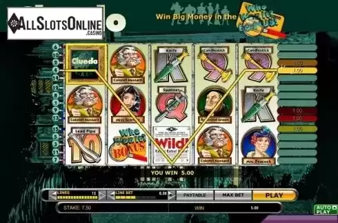 Win Screen . Cluedo (IGT) from IGT