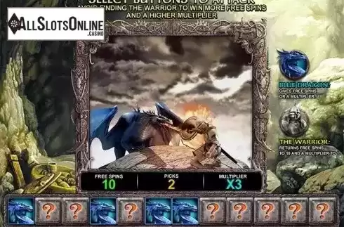 Screen5. Dragon slot from Leander Games