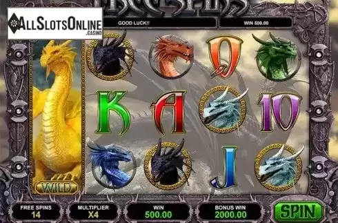 Screen6. Dragon slot from Leander Games