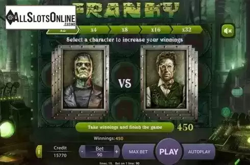 Bonus game . Franky from X Play