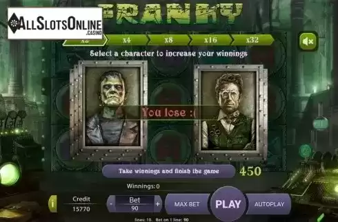 Bonus game 2. Franky from X Play