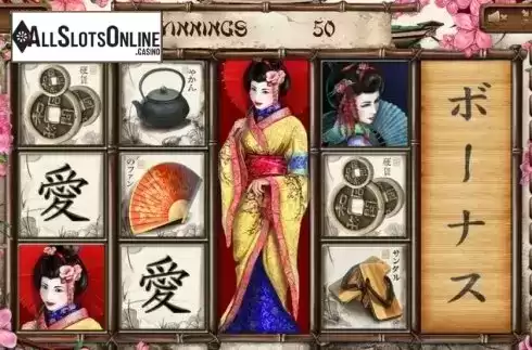 Free spins. Geisha from Endorphina