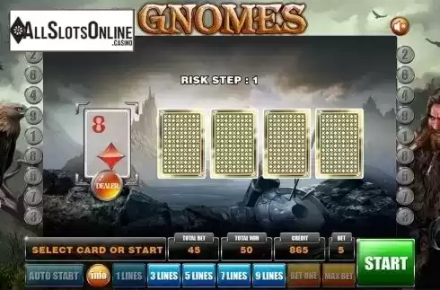 Gamble game . Gnomes from GameX