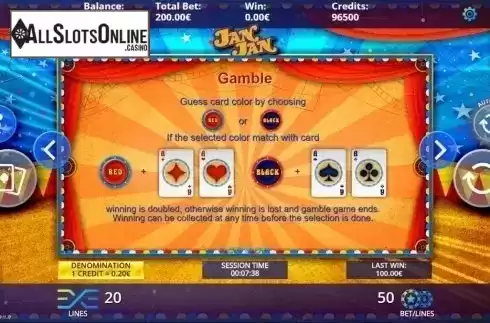 Gamble. JanJan from DLV