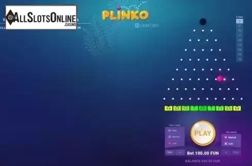 Game Screen 1. Plinko from BGAMING