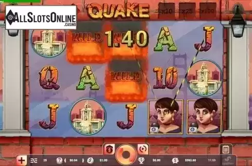Wild Win screen 2. Quake from Vibra Gaming