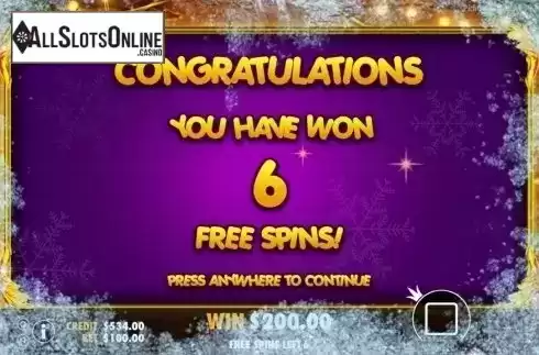 Congratulations. Win free spin. Santa (Pragmatic Play) from Pragmatic Play